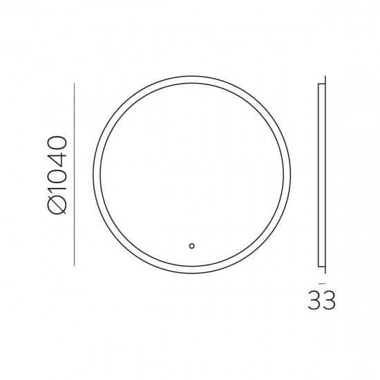 Oglinda Baie Petra A380430LB ACB LED, Spania