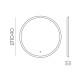 Oglinda Baie Petra A380430LB ACB LED, Spania