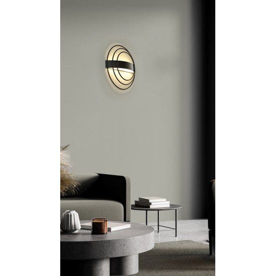 Aplica Ringo A3813070NDP ACB LED, Negru, Spania
