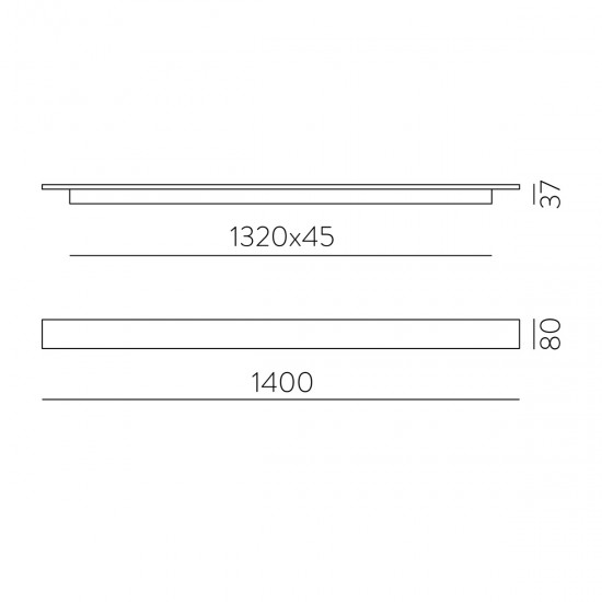 Aplica Fosca A3833370NDP ACB LED, Negru, Spania