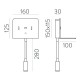Aplica Dormitor Calma A3836001B ACB LED, Alb, Spania