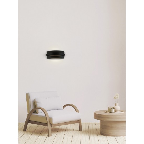 Aplica Luxur A3840070NDP ACB LED, Negru, Spania