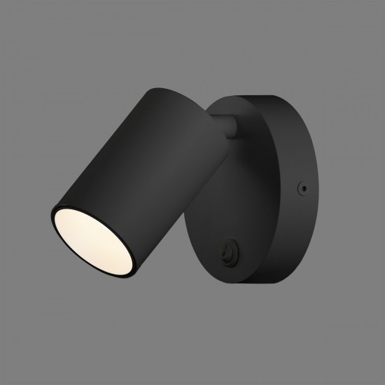 Aplica Dormitor Gina A38741N ACB GU10, Negru, Spania