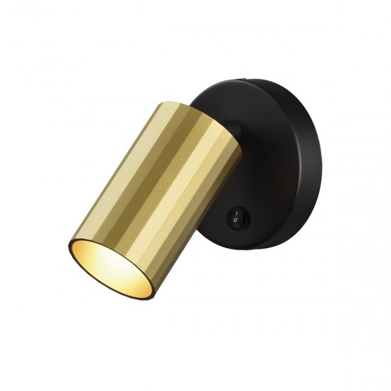 Aplica Modrian A3951080O ACB GU10, Negru, Spania