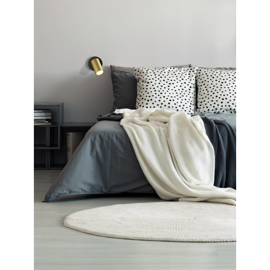 Aplica Modrian A3951080O ACB GU10, Negru, Spania