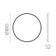 Oglinda Baie Olbia A3958100N ACB LED, Negru, Spania