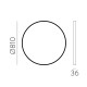 Oglinda Baie Olbia A3958140N ACB Negru, Spania