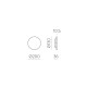 Aplica Exterior Combo A3966070BDP ACB LED, Alb, Spania
