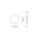 Aplica Exterior Combo A3966170BDP ACB LED, Alb, Spania