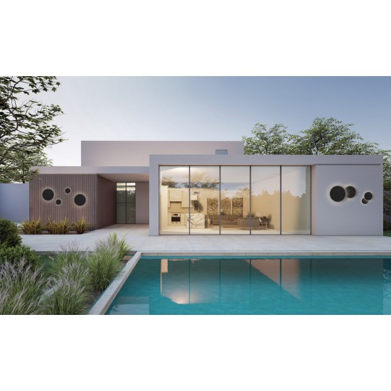 Aplica Exterior Combo A3966370NDP ACB LED, Negru, Spania