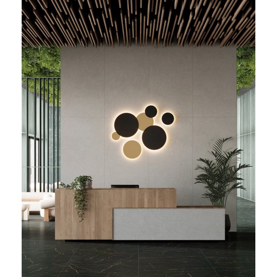 Aplica Exterior Combo A3966370ODP ACB LED, Auriu, Spania