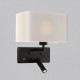 Aplica Dormitor Romeo A3971081N ACB LED, Negru, Spania