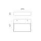 Aplica Brick A3972070B ACB LED, Alb, Spania