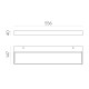 Aplica Brick A3972271NDP ACB LED, Negru, Spania