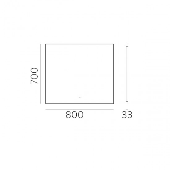 Oglinda Baie Estela A943910LB ACB LED, Spania