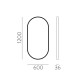 Oglinda Baie Daniela A9755040N ACB Negru, Spania