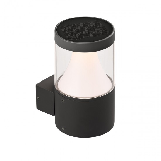 Aplica Exterior Solara Brisk AS2085000GR ACB LED, Antracit, Spania