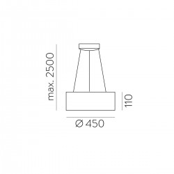 Suspensie Dilga C3450170BDP ACB LED, Alb, Spania