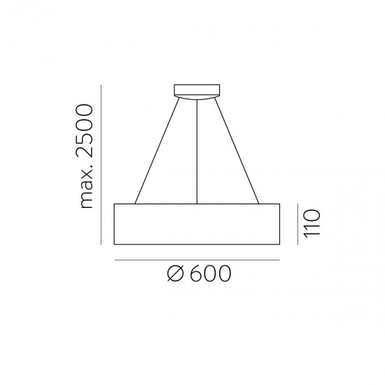 Suspensie Dilga C3450270NCA ACB LED, Negru, Spania