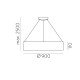 Suspensie Dilga C3450470BDT ACB LED, Alb, Spania