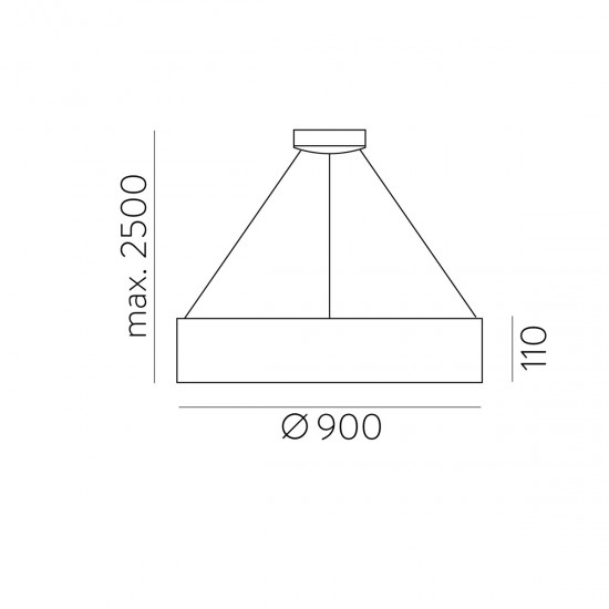 Suspensie Dilga C3450470NCA ACB LED, Negru, Spania