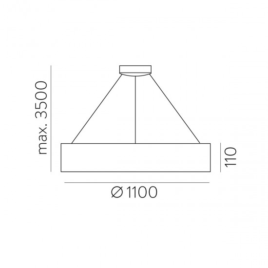 Suspensie Dilga C3450570N ACB LED, Negru, Spania