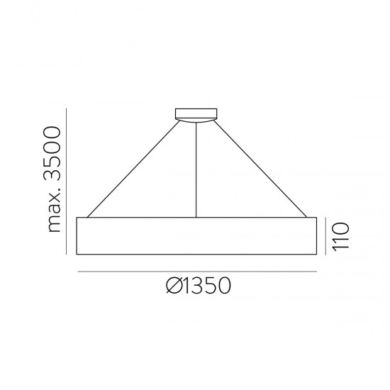 Suspensie Dilga C3450670B ACB LED, Alb, Spania