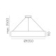 Suspensie Dilga C3450670B ACB LED, Alb, Spania