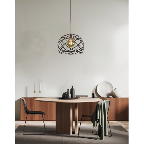 Pendul Bellona C371151N ACB E27, Negru, Spania