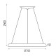 Suspensie Shiitake C3740190NODT ACB LED, Negru, Spania