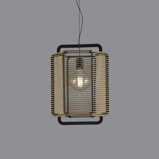 Pendul Corda C39013NAR ACB E27, Negru, Spania