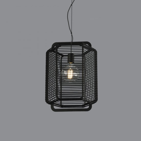 Pendul Corda C39013NN ACB E27, Negru, Spania