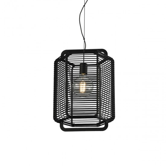 Pendul Corda C39013NN ACB E27, Negru, Spania