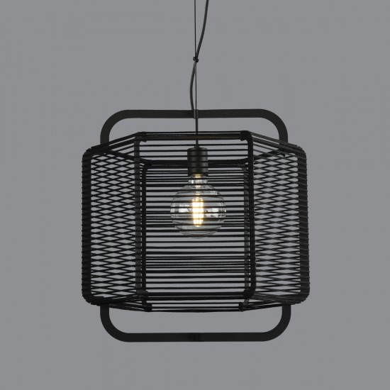 Pendul Corda C39015NN ACB E27, Negru, Spania