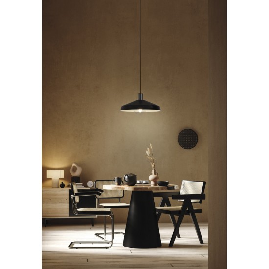 Pendul Evelyn C3906082N ACB E27, Negru, Spania
