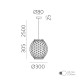 Pendul Lennis C3928082NA ACB E27, Natural, Spania