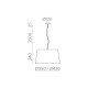 Pendul Stilo C8202080N ACB E27, Negru, Spania