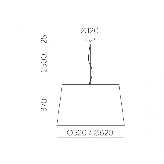 Pendul Stilo C8202180B ACB E27, Alb, Spania