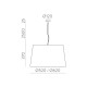 Pendul Stilo C8202180B ACB E27, Alb, Spania