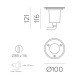 Spot Exterior Incastrat Nemo E204710IN ACB GU10, Spania