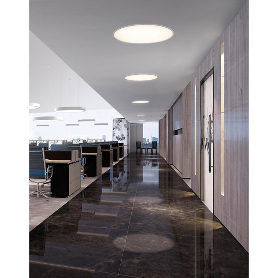 Plafoniera incastrata Isia E3453470B ACB LED, Alb, Spania