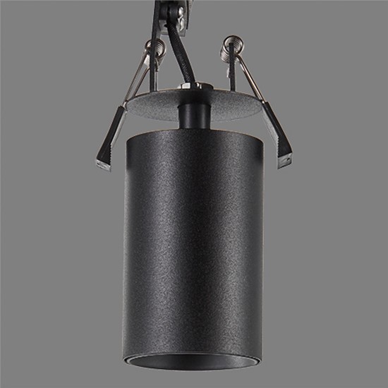 Spot Incastrat Zoom E37640N ACB GU10, Negru, Spania