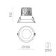 Spot Exterior/Baie Incastrat Kidal E377111B ACB LED, Alb, Spania