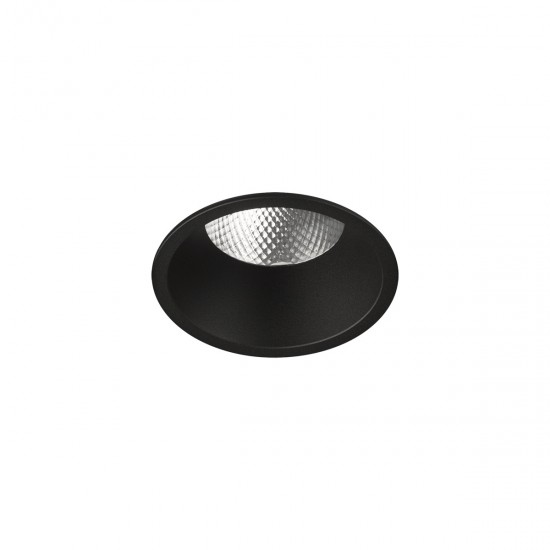 Spot Exterior/Baie Incastrat Kidal E377111NDT ACB LED, Negru, Spania