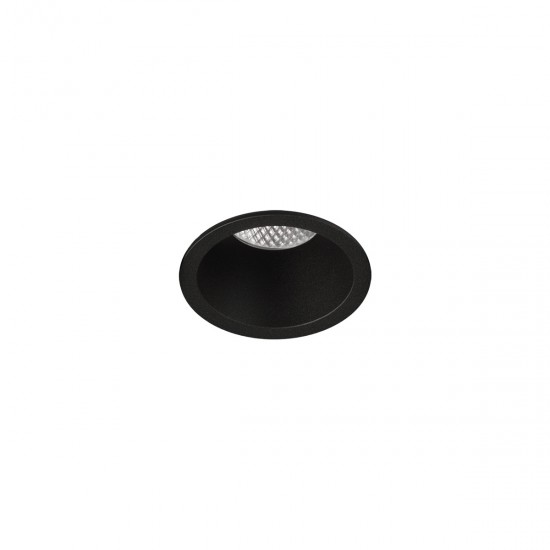 Spot Exterior/Baie Incastrat Kidal E3771210N ACB LED, Negru, Spania