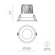 Spot Exterior/Baie Incastrat Kidal E3771300NDP ACB LED, Negru, Spania
