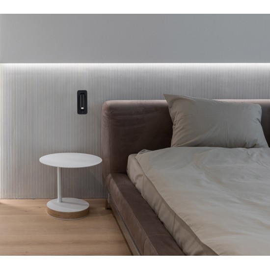 Aplica Dormitor Boheme E382620N ACB LED, Negru, Spania