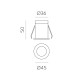 Spot Incastrat Dot E3949000B ACB LED, Alb, Spania