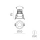 Spot Incastrat Move E3984190NDP ACB LED, Negru, Spania
