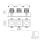 Spot Incastrat Move E3984193BDP ACB LED, Alb, Spania